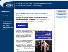 Tablet Screenshot of insight.aerbvi.org
